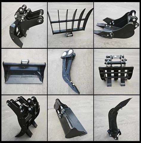 mini excavator pallet forks for sale|chinese mini excavator attachment sets.